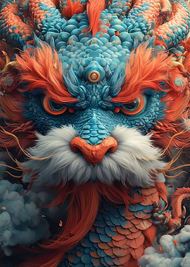 Happy new year dragon