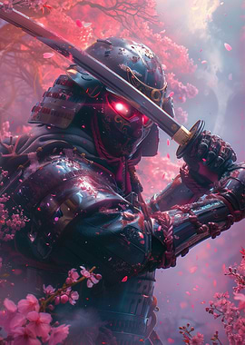 Japanese Samurai Sakura