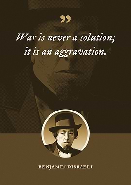 War is never a solution