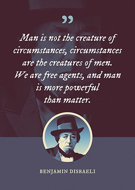 Man is not the creature of
