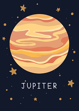 Jupiter space illustration