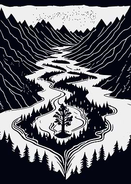Mountains Rivers