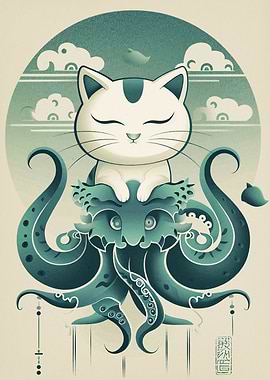 Cat Octopus Animal