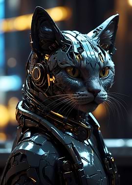 Futuristic cat
