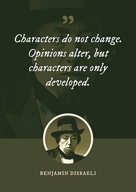 Characters do not change