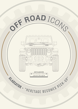 Gladiator Wheel Badge