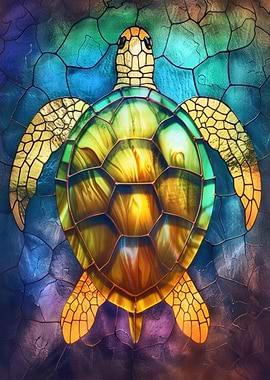 Turtle Animal Gold