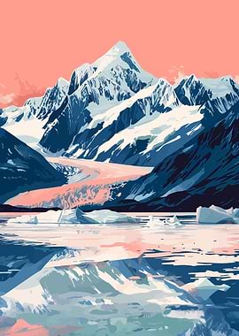 Alaska Glacier Nature Art