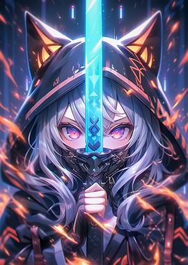 Samurai Catgirl
