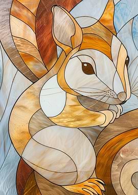 Squirrel Animal Gold