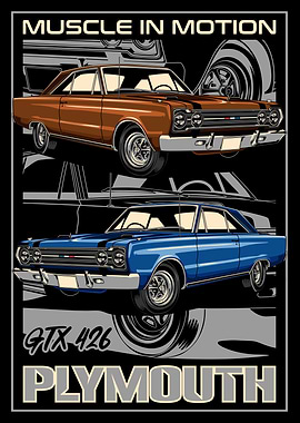 Retro GTX 426 Muscle Car