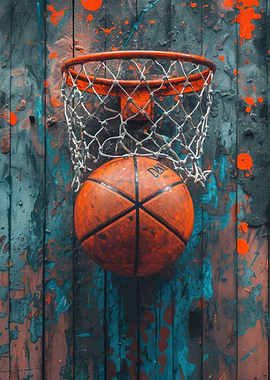 Basketball Colorful Sports