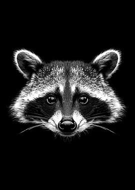 Raccoon Portrait
