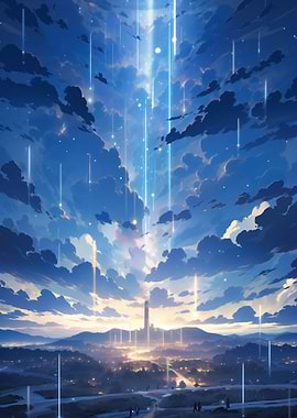 Anime Landscape Colorful