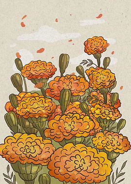 Simple Marigolds