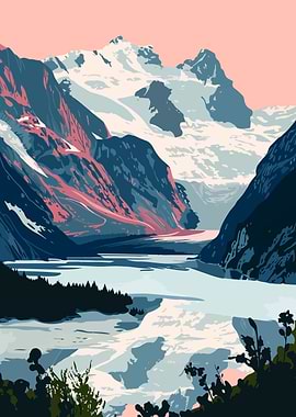 Nature Art Alaska Glacier