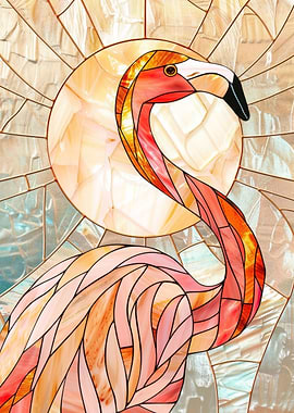 Flamingo Animal Gold