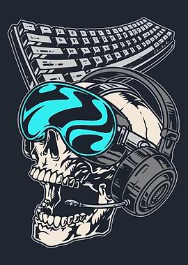 Gaming Skull Keyboard