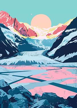 Nature Art Alaska Glacier