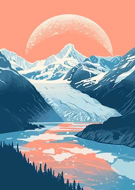 Alaskan Glacier Art
