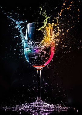 Wine Splash decoration
