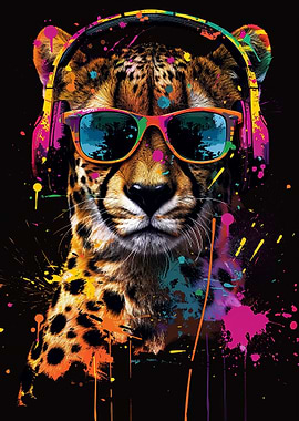 Cheetah Colorful