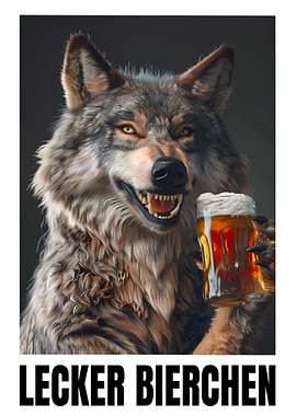 Wolf Bier Geschenk