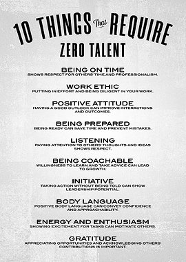 10 Things That Require