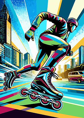 Inline skating wpap