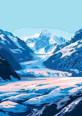 Alaska Glacier Nature Art