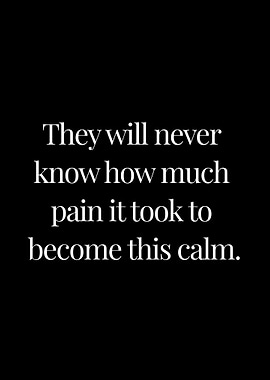 They will never know how