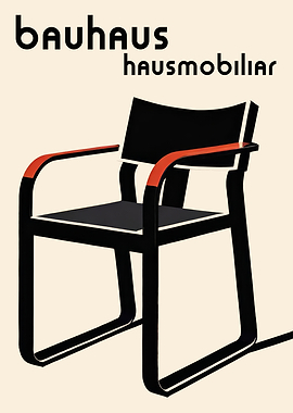 Bauhaus Furniture Poster