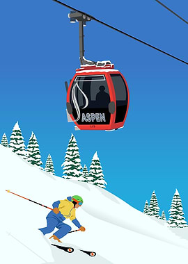 ski on aspen mountain