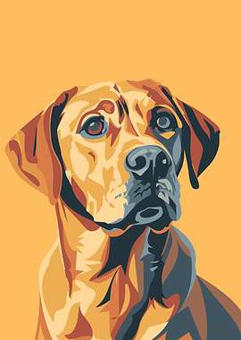Dog Retro Minimal