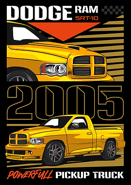 Powerful RAM SRT 10 Car