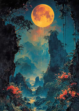 Moon Landscape Nature