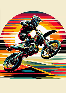 Motocross sunset wpap