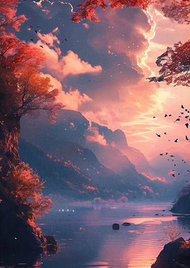 Landscape Sunset Nature