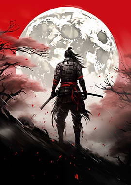 Japanese Painting Samurai