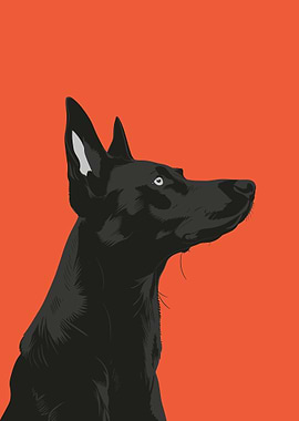 Dog Retro Minimal