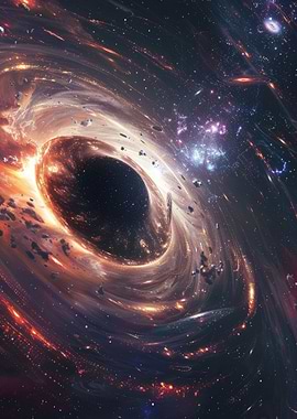 Black Hole In Space