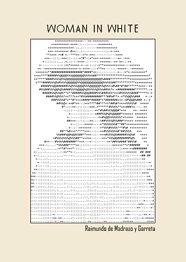 Woman in White Ascii art
