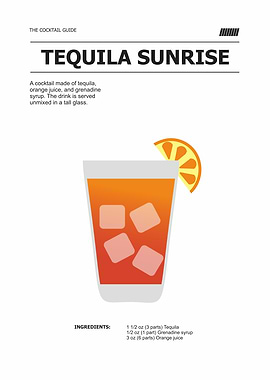 tequila sunrise cocktail
