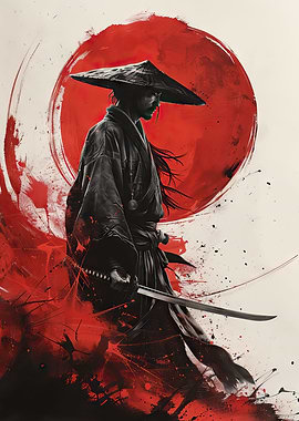 A Warrior Holding a Sword