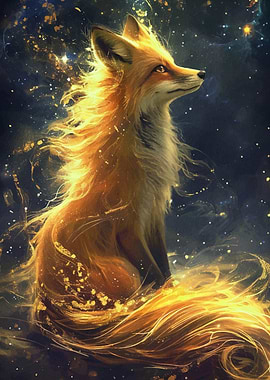 Kitsune Fox Colorfull