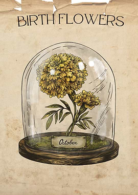 October flower Marigold