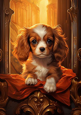 Cavalier puppy