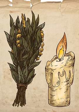spiritual ritual sage wax