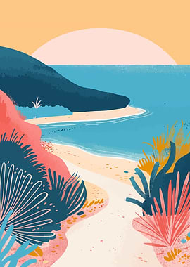 Tropical Beach Sunset