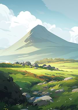 Colorful Landscape Anime